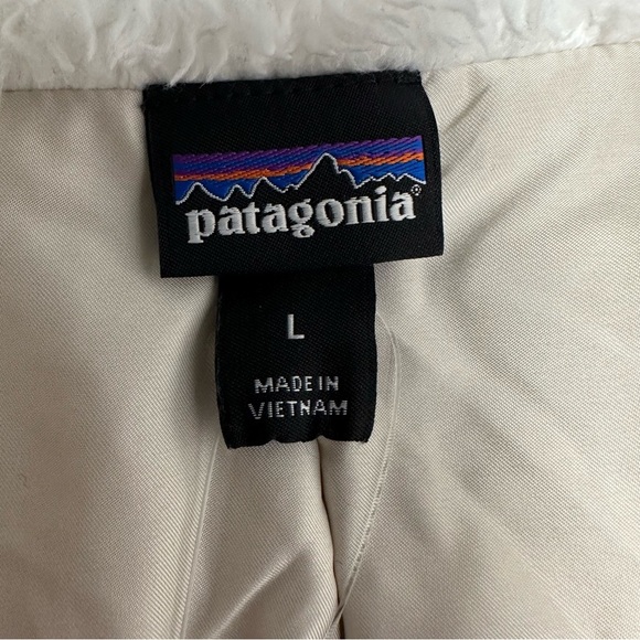 Patagonia Los Gatos Fleece Jacket Sz L In Birch White - Picture 7 of 12